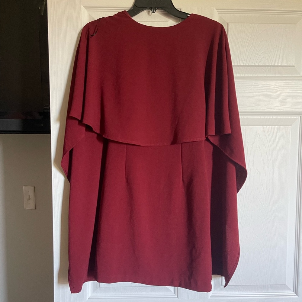 Lulu’s backless maroon dress